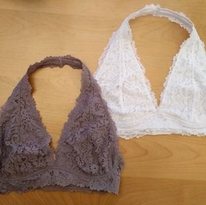 Lace bralettes - M